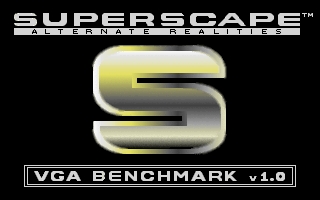 (image for) Superscape 3D Benchmark VGA V1.0 (1990)