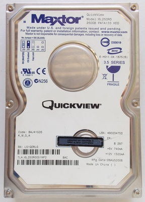 (image for) Maxtor Quickview 250GB IDE
