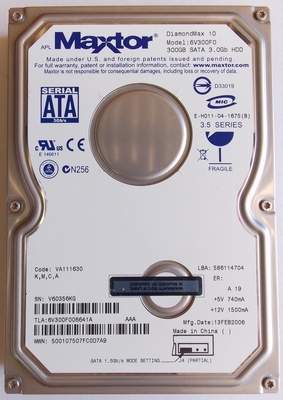 (image for) Maxtor DiamondMax 10 300GB SATA