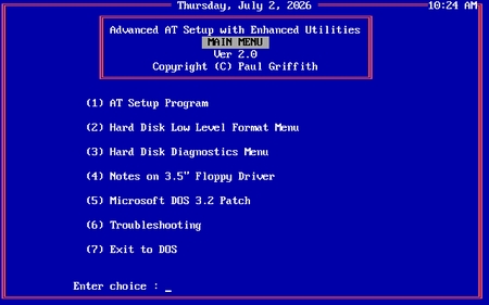 (image for) Advanced AT Setup with Enhanced Utilities (1987)