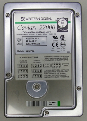 (image for) Western Digital Caviar 22000 2GB IDE