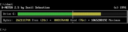 (image for) D-Meter v2.5 MS-DOS (1991)
