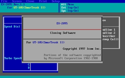(image for) Icom EX-2057 and EX-2095 Cloning Software