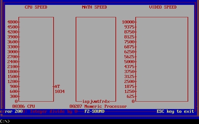 (image for) Award System Speed Test (1987)