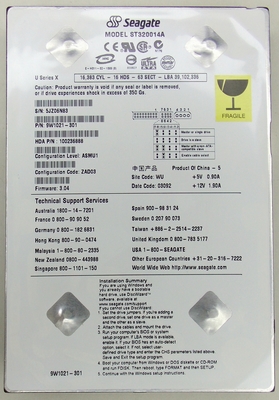 (image for) Seagate U Series X ST320014A IDE 20GB