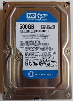 (image for) Western Digital Caviar Blue 500GB SATA