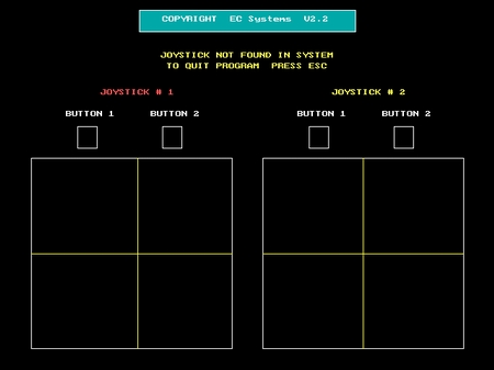 (image for) Joystick Calibration for MS-DOS