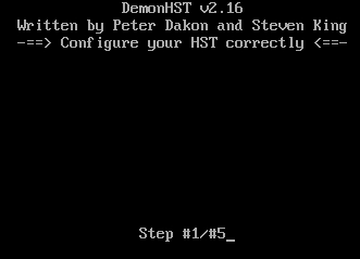 (image for) DemonHST v2.16 HST Modem Configuration MS-DOS (1990)