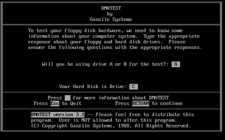 (image for) DMA Test MS-DOS (1988)