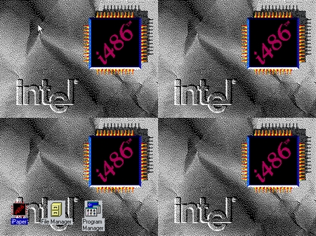 (image for) Intel 486 v586 Animated BMP Wallpaper (1993)