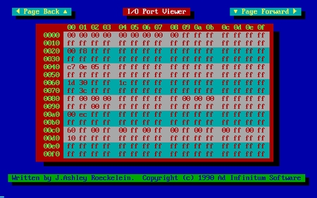 (image for) View an IBM-PC memory mapped I/O ports (1990)