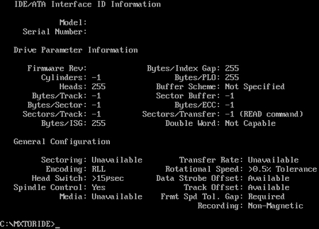 (image for) Maxtor IDE Hard Drive Utilities and BIOS Settings (1993)