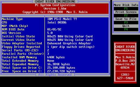 (image for) Complete PC Diagnostics Software v1.66a (1988)
