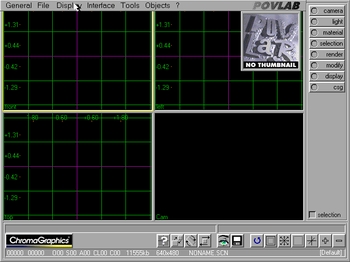(image for) POVLAB 4.0 for MS-DOS