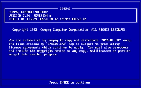 (image for) Compaq avga/qvision SP0508 Video Card Driver
