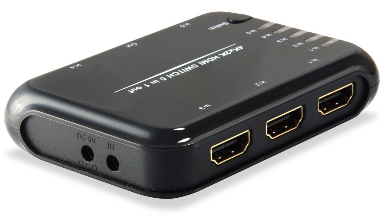 Equip HDMI 1.4 Switch 5 in 1 Supports 3D with Remote
