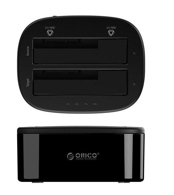 Orico 2.5/3.5inch 2 Bay USB3.0 1 to 1 Clone Hard Drive Dock