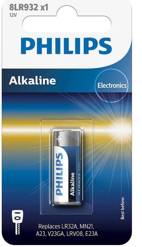 Philips 8LR932 Alkaline Battery 54 mAh 12V