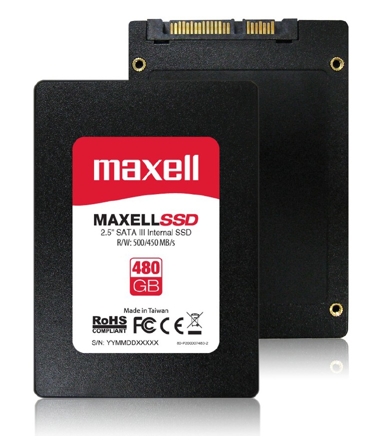 Maxell 480GB Internal SSD 2.5 inch SATA III 6GB/s