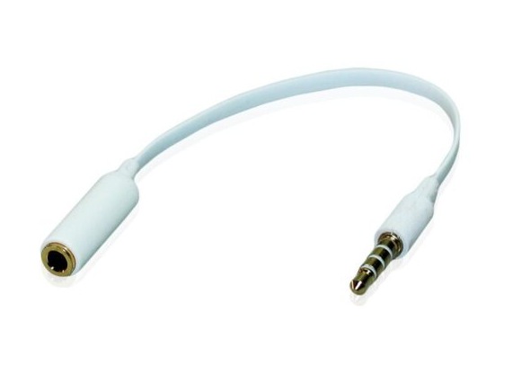 Astrum 3.5mm Male to Female Aux Extension Cable 20mm