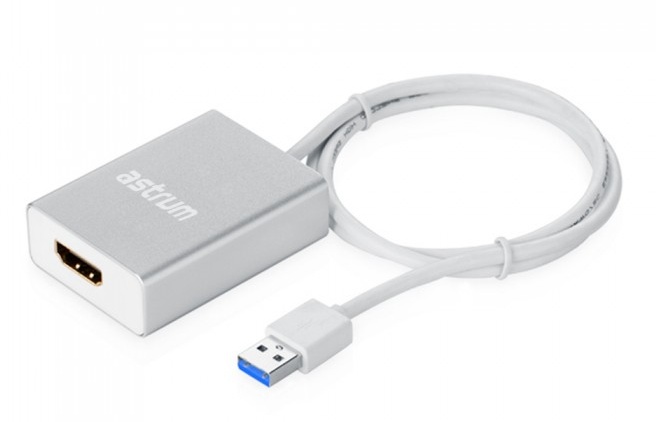 Astrum USB 3.0 Male to HDMI Female Display Adapter