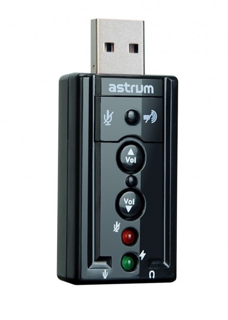 Astrum Sound Adapter USB Stereo 3D 5.1 Channel