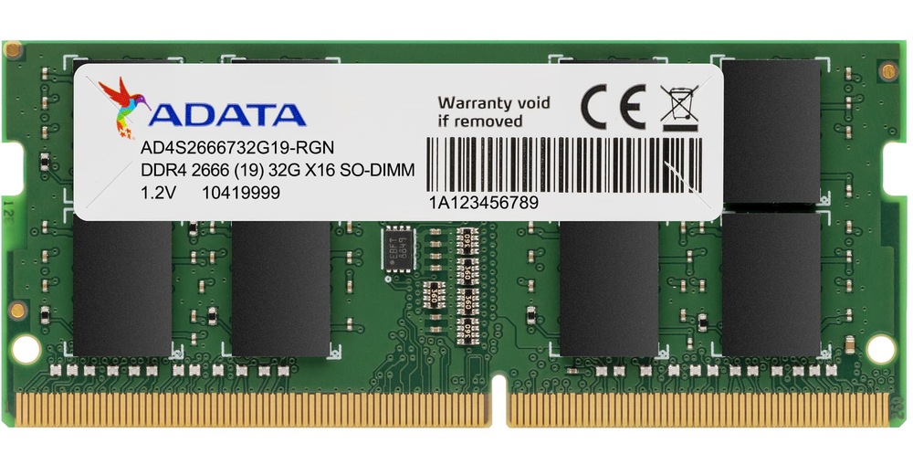 Adata 4GB DDR4 PC-2666Mhz SO-DIMM for Laptops