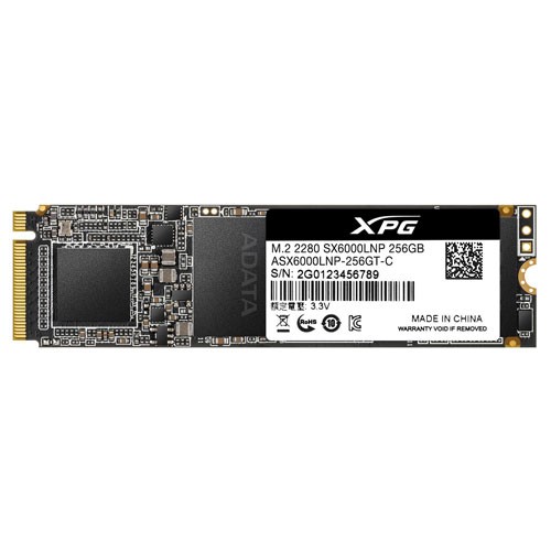 Adata XPG SX6000 Lite NVME M.2 PCIE 256GB SSD Drive