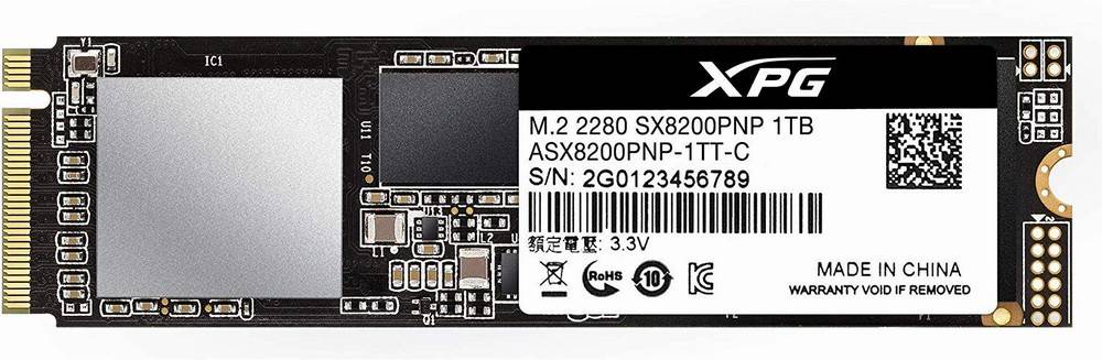 Adata XPG SX8200 NVME M.2 SSD PCI-E 1TB