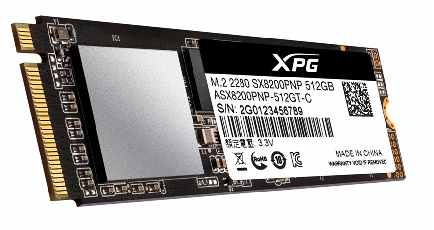 Adata XPG SX8200 NVME M.2 PCIE SSD 512GB