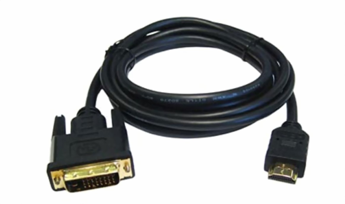 HDMI Male to DVI-I Male Dual Link Digital 24+1 Pin 10 Meter