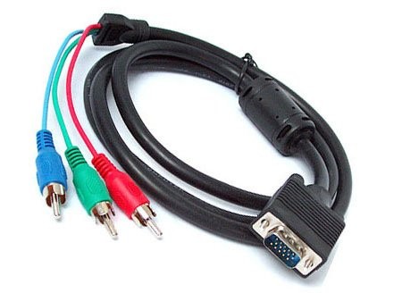 VGA to RGB (Y, Pr, Pb) Converter Cable 1.5 Meter
