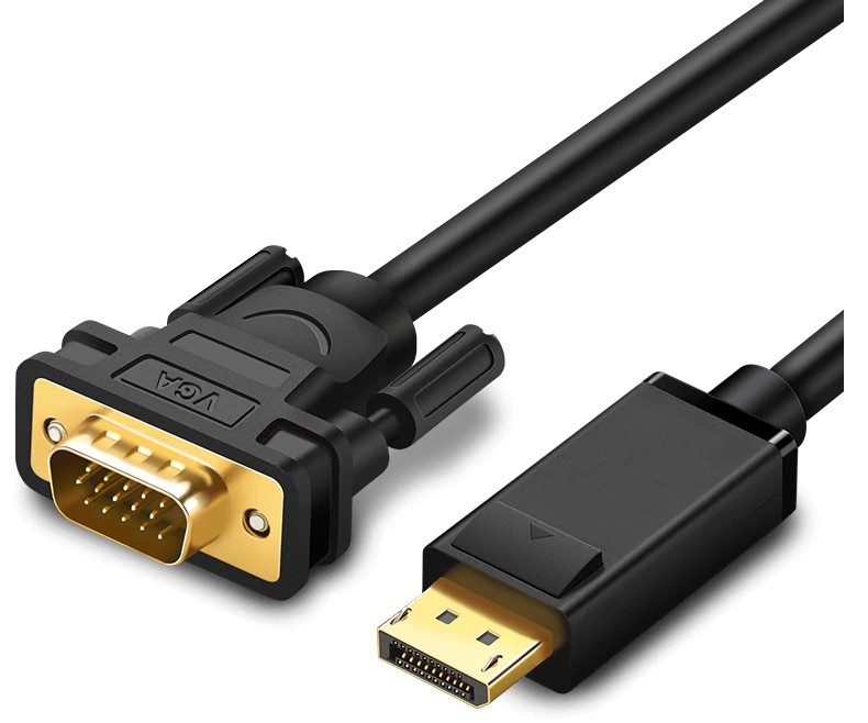 Display Port to VGA Male Cable 1.8 Meter