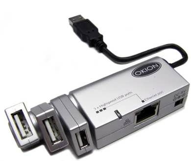 Okion High Speed USB+Ethernet enabled Mini Docking Station