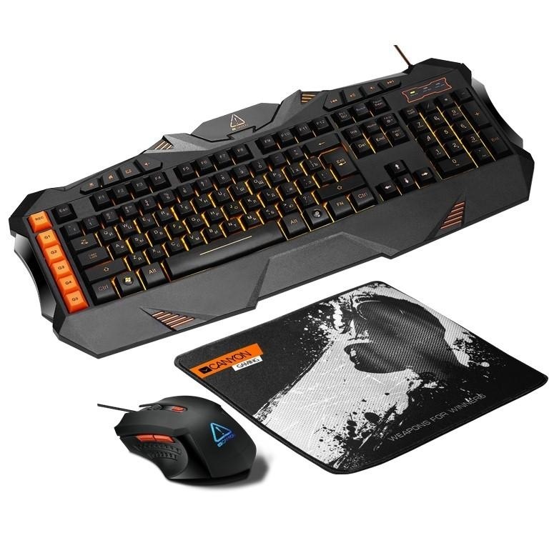 Canyon Leonof Wired Gaming Set Mouse/Keyboard/Mat