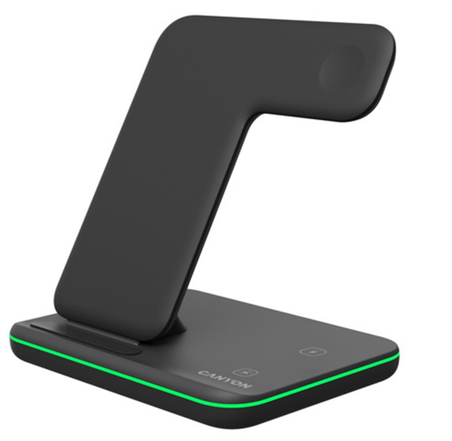 Canyon 3-in-1 Wireless Charging Station Fast charge 15W