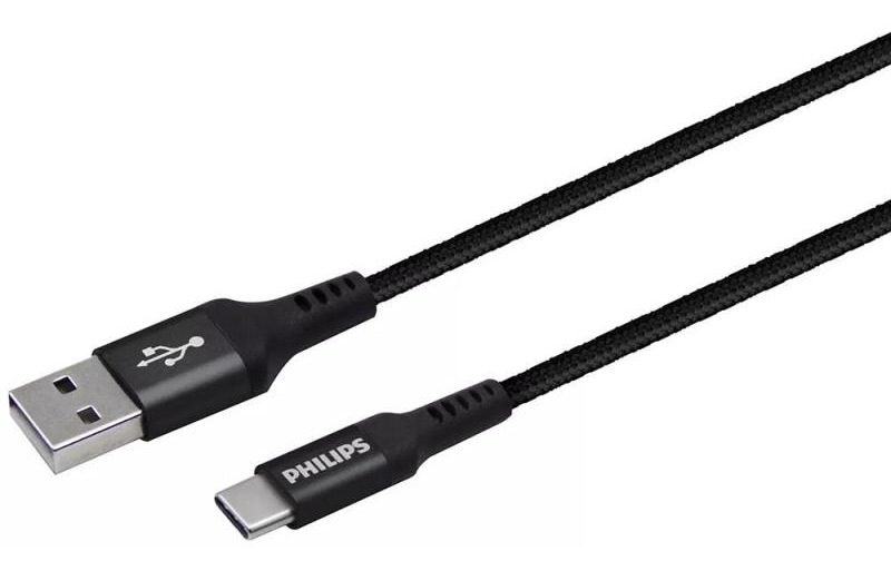 Philips Braided USB-A to USB-C Sync and Charge 2 Meter