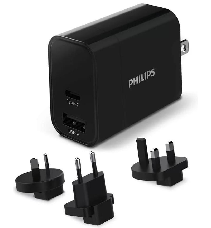 PhilipDs Ultra Fast Travel Wall Charger Type-C and USB