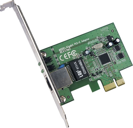 LAN Card PCI Express 10/100Mbps Marvel Yukon 88E8053 Chipset