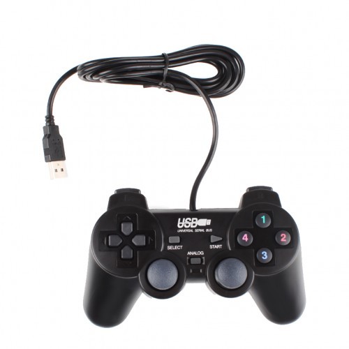 Analog Dual Shock Vibrating Gamepad USB Wired for PC