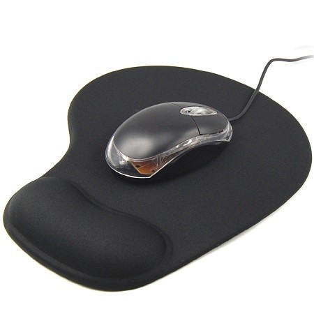 Gel Pad Cloth Mini Mouse Pad Polyurethane Base 19cm x 23cm