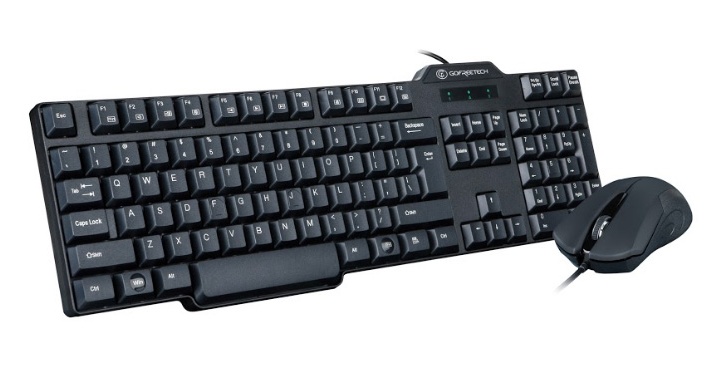 GoFreetech Wired Keyboard and Mouse Combo Pack