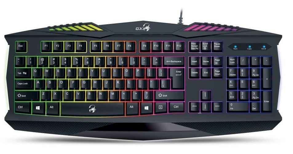 Genius Scorpion K9 Gaming Keyboard 19 Anti-ghosting keys