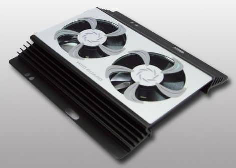 Jetart Hard Disk Drive Cooling Aluminum Base Dual Fan Silent