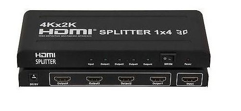 HDMI 1 input to 4 Output Splitter 1080p 3D Supported