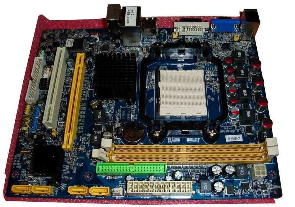 Jwele A740GM-D2 AM2+AM3 Motherboard DDR2 Radeon 2100