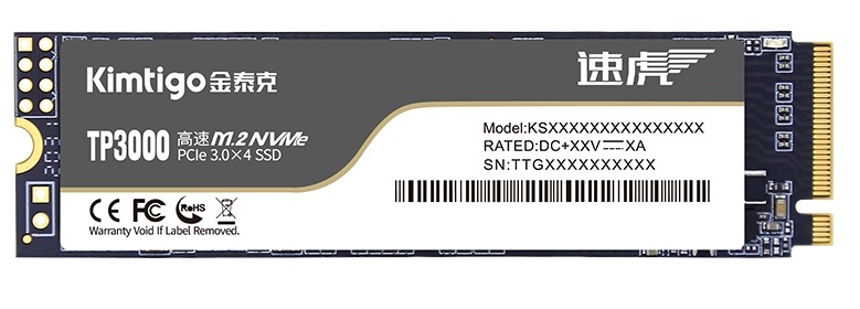Kimtigo TP3000 512GB GEN3 M.2 NVMe SSD