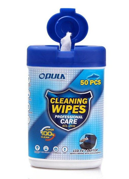 Opula Cleaning Wipes for Laptop and TV Screens 50 Pieces