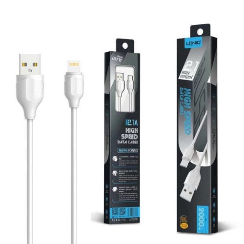 Ldnio Apple Lightning Fast Charge Cable 2.1 Amp