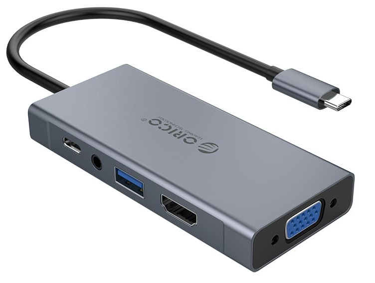 Orico 5 in 1 HDMI/USB3.0/VGA Type C Dock
